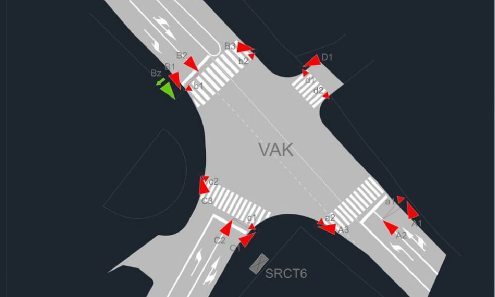Asist Traffic centre in the cloud which we did for the client STEP in Bosnia and Hercegovina. Intersection control for Donji Vakuf. 
